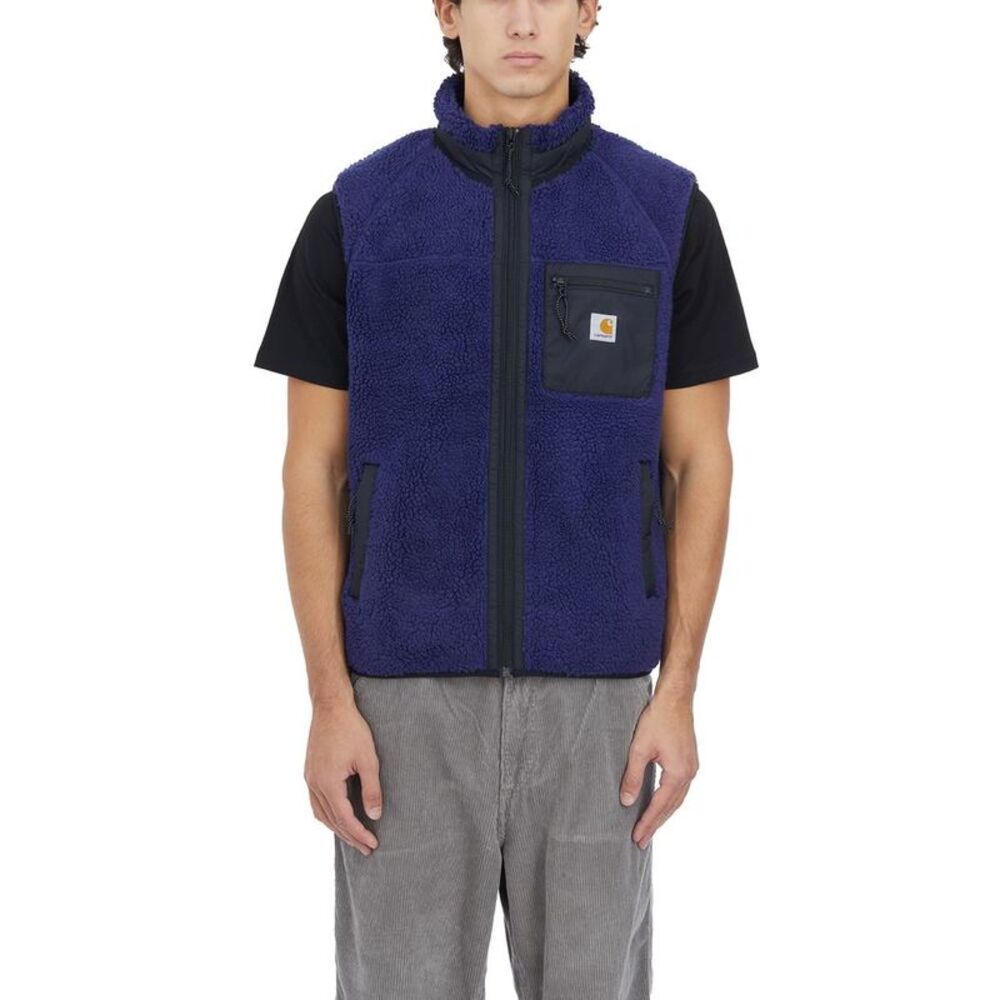 CARHARTT WIP Sherpa Fleece Vest Men VIOLET Vests
